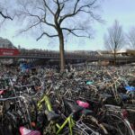 アムステルダムの自転車置き場